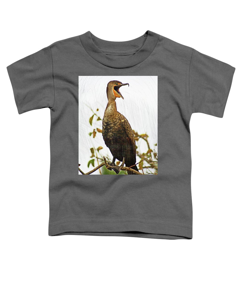 Bird Toddler T-Shirt featuring the photograph Squawk Neck by Marty Koch