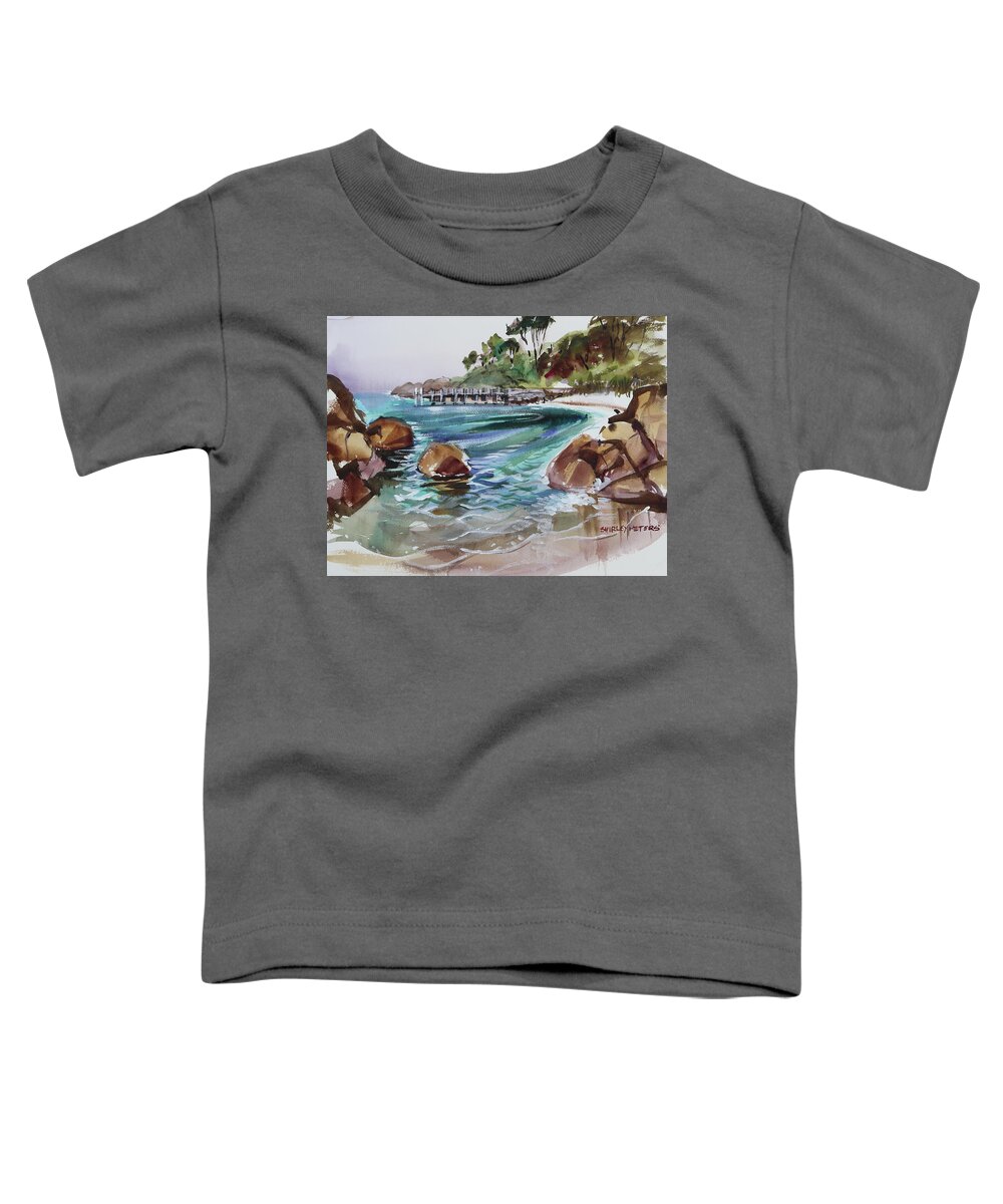 Landscape Toddler T-Shirt featuring the painting St Helens by Shirley Peters