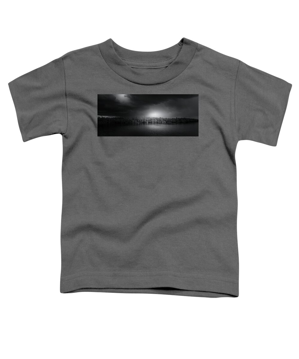 Lightning Toddler T-Shirt featuring the photograph Storm Front by Mark Andrew Thomas