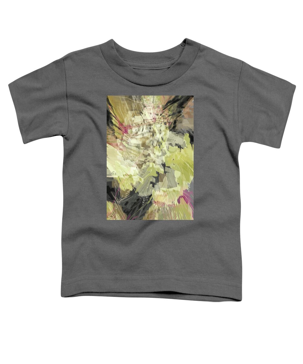 #portrait Toddler T-Shirt featuring the digital art Study of an Inmate. Clarence V. Carnes	 by Veronica Huacuja