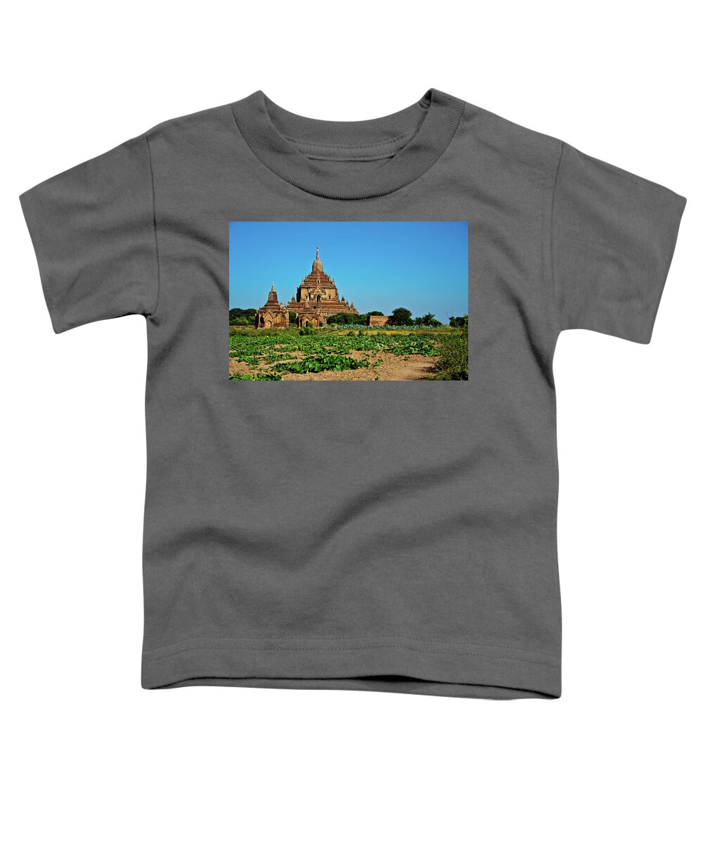 Birman Toddler T-Shirt featuring the photograph Sulamani temple, Bagan. Myanmar by Lie Yim