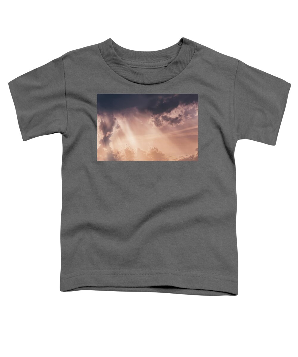 Cloud Toddler T-Shirt featuring the photograph Sun Rays by Allin Sorenson
