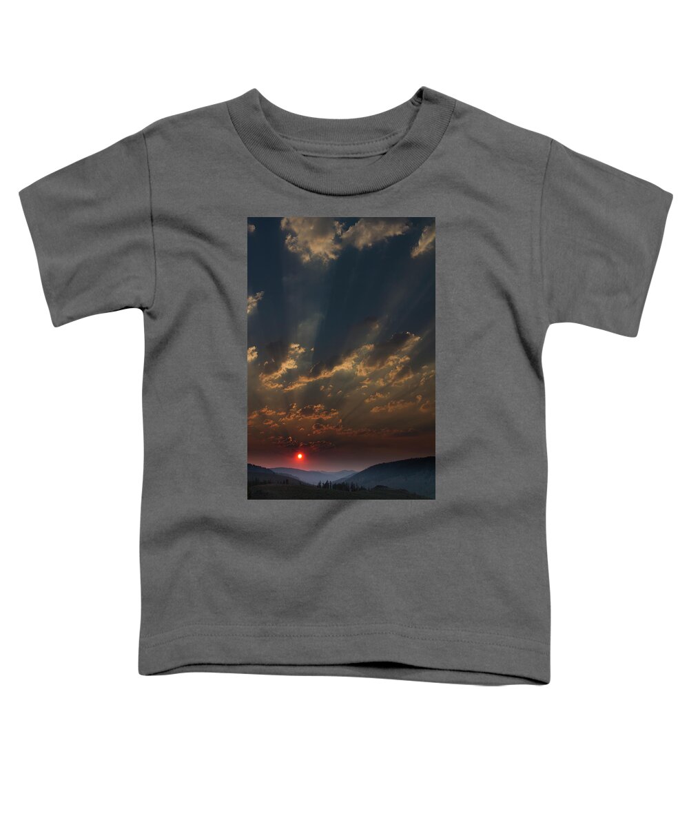 Boise Toddler T-Shirt featuring the photograph Sunrise by Mike Bachman