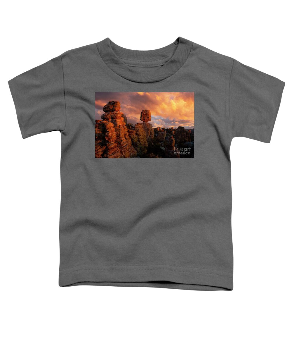 Chiricahua National Monument Toddler T-Shirt featuring the photograph Sunset at Chiricahua by Keith Kapple
