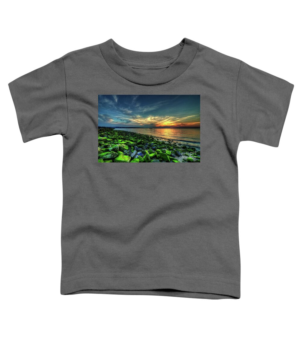 Morgan Park Toddler T-Shirt featuring the photograph Sunset At Morgan Park by Jeff Breiman