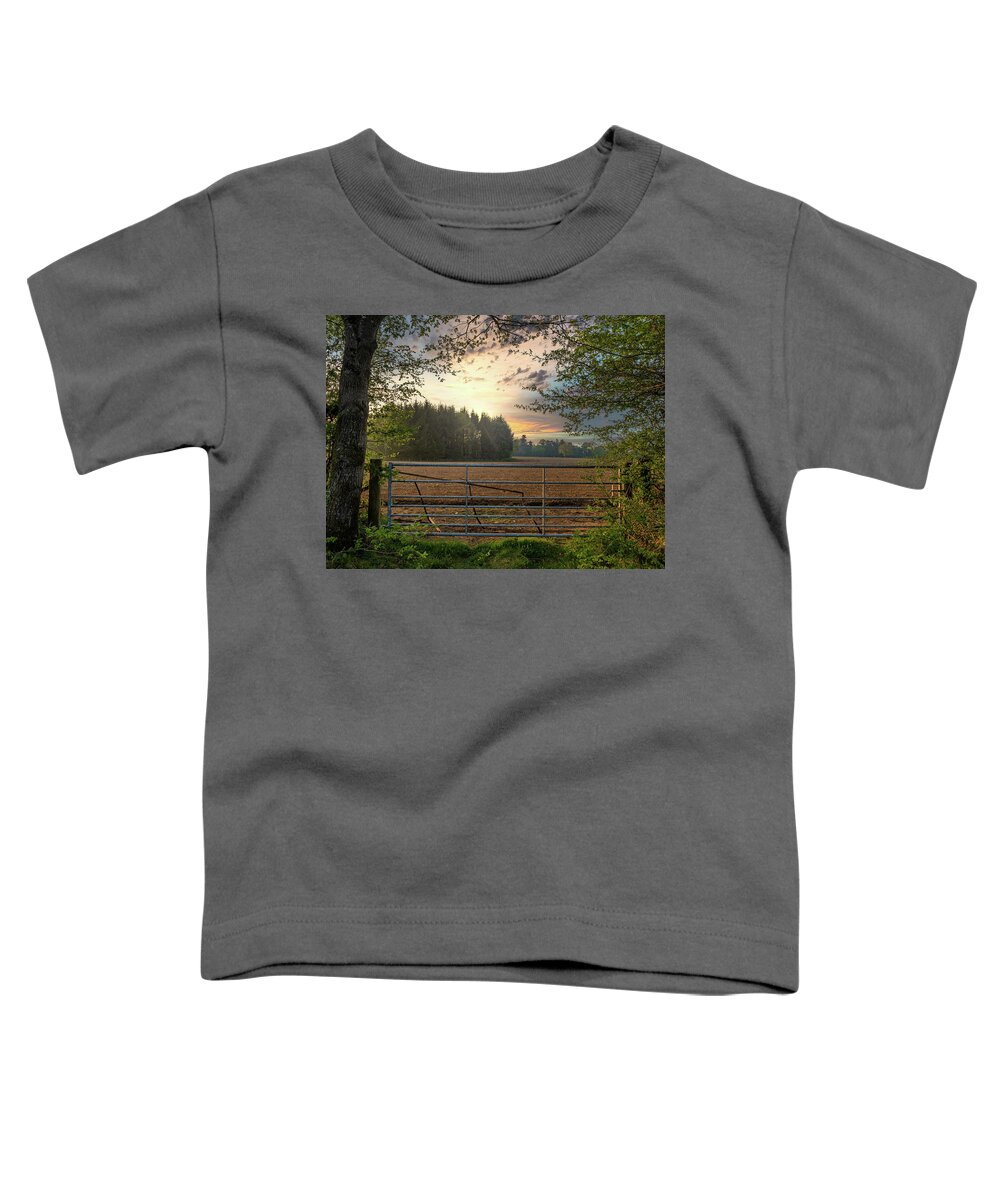 4x3 Toddler T-Shirt featuring the photograph Sunset Gate by Mark Llewellyn