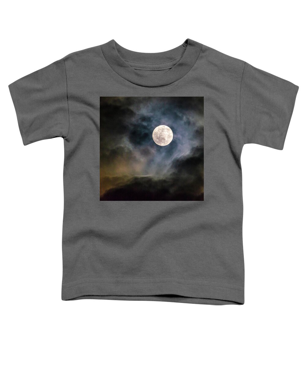 April 2020 Toddler T-Shirt featuring the photograph Super Moon April 2020 by Frank Mari