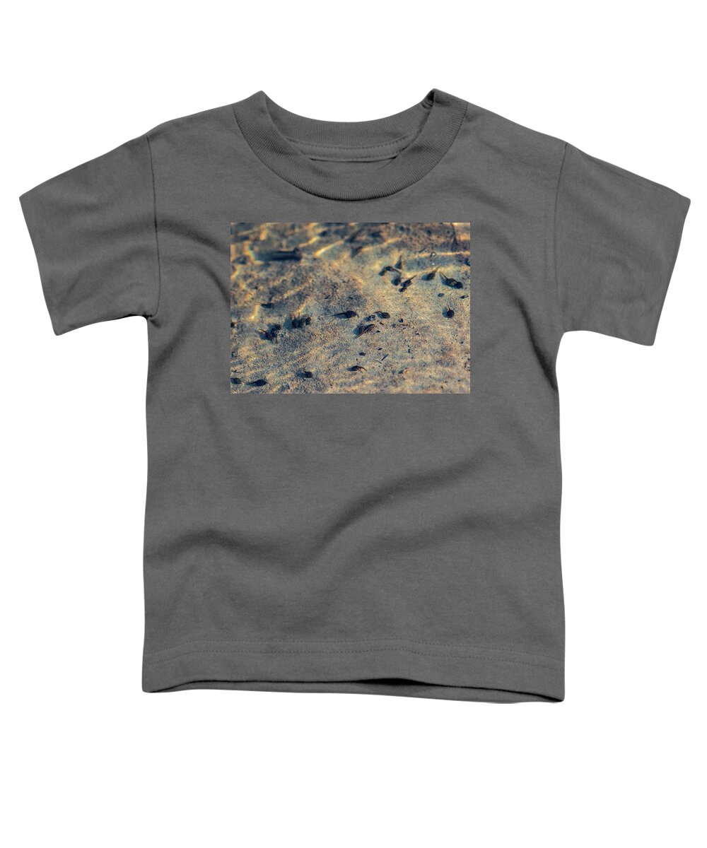 Water Toddler T-Shirt featuring the photograph Tadpoles by Amelia Pearn