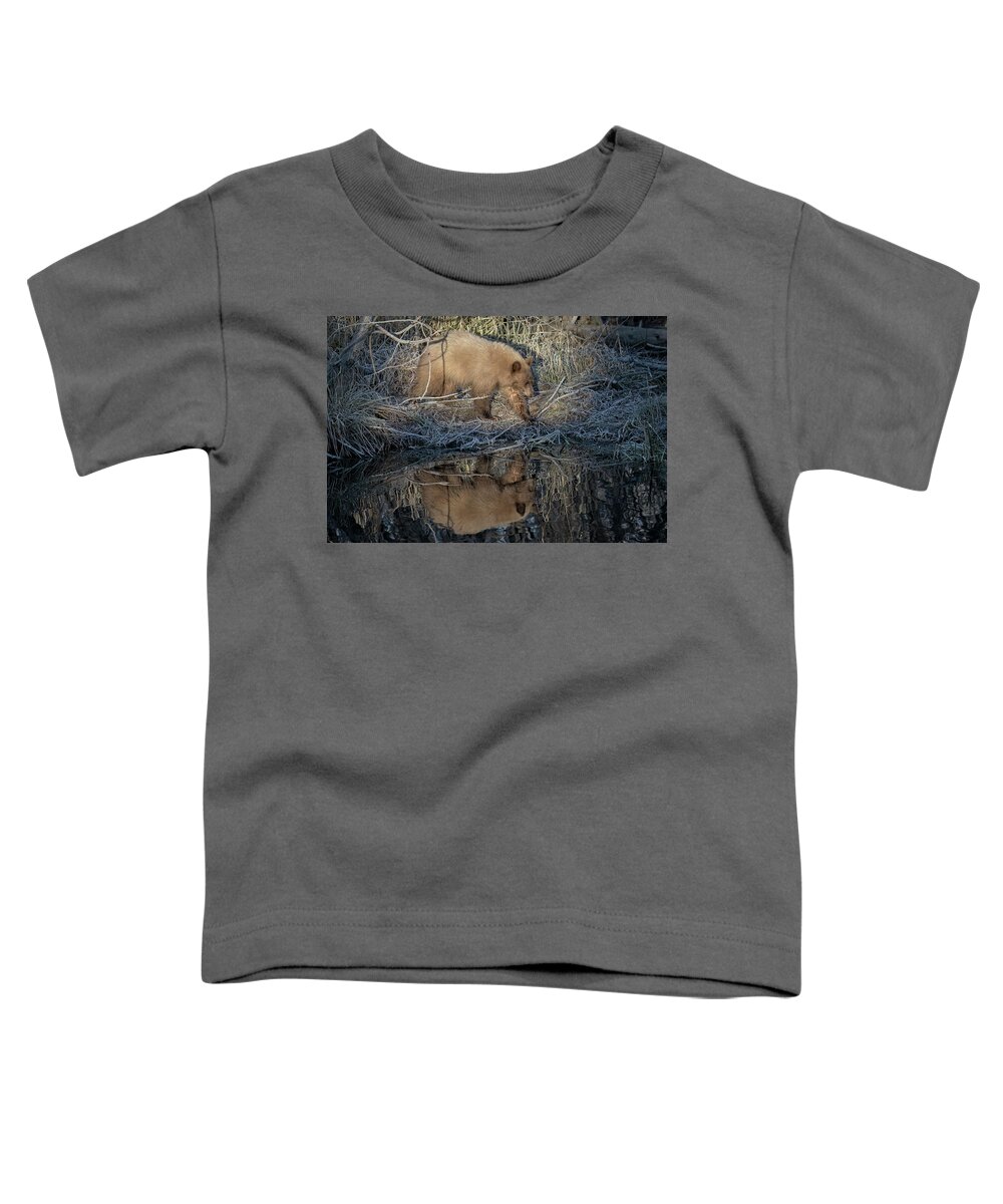 Toddler T-Shirt featuring the photograph Tahoe Cub Refl by John T Humphrey