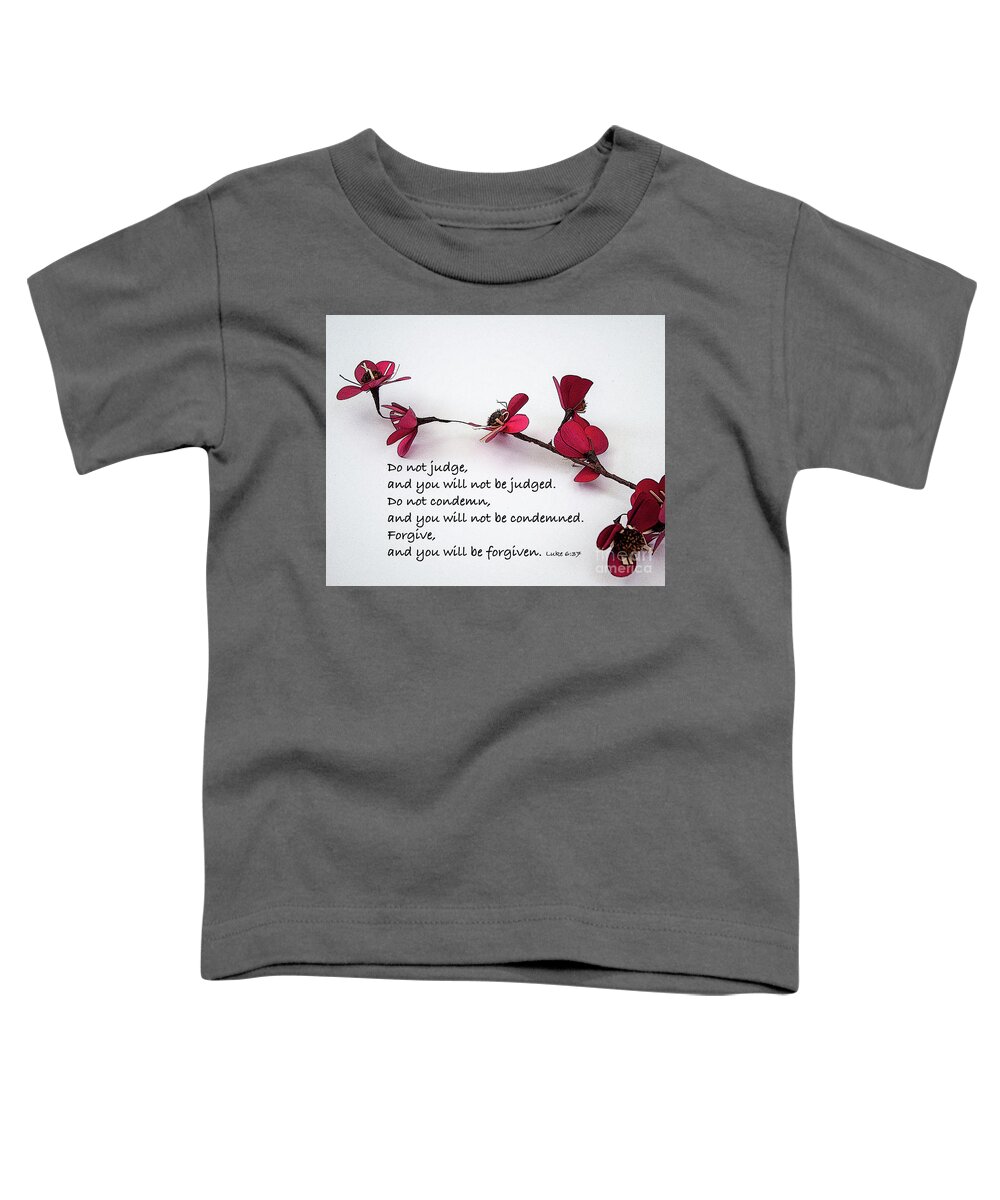 Floral Toddler T-Shirt featuring the digital art Take The High Road by Kirt Tisdale