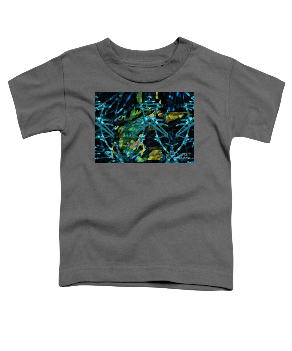 Tangled Dimensions Toddler T-Shirt featuring the digital art Tangled Dimensions 5 by Aldane Wynter