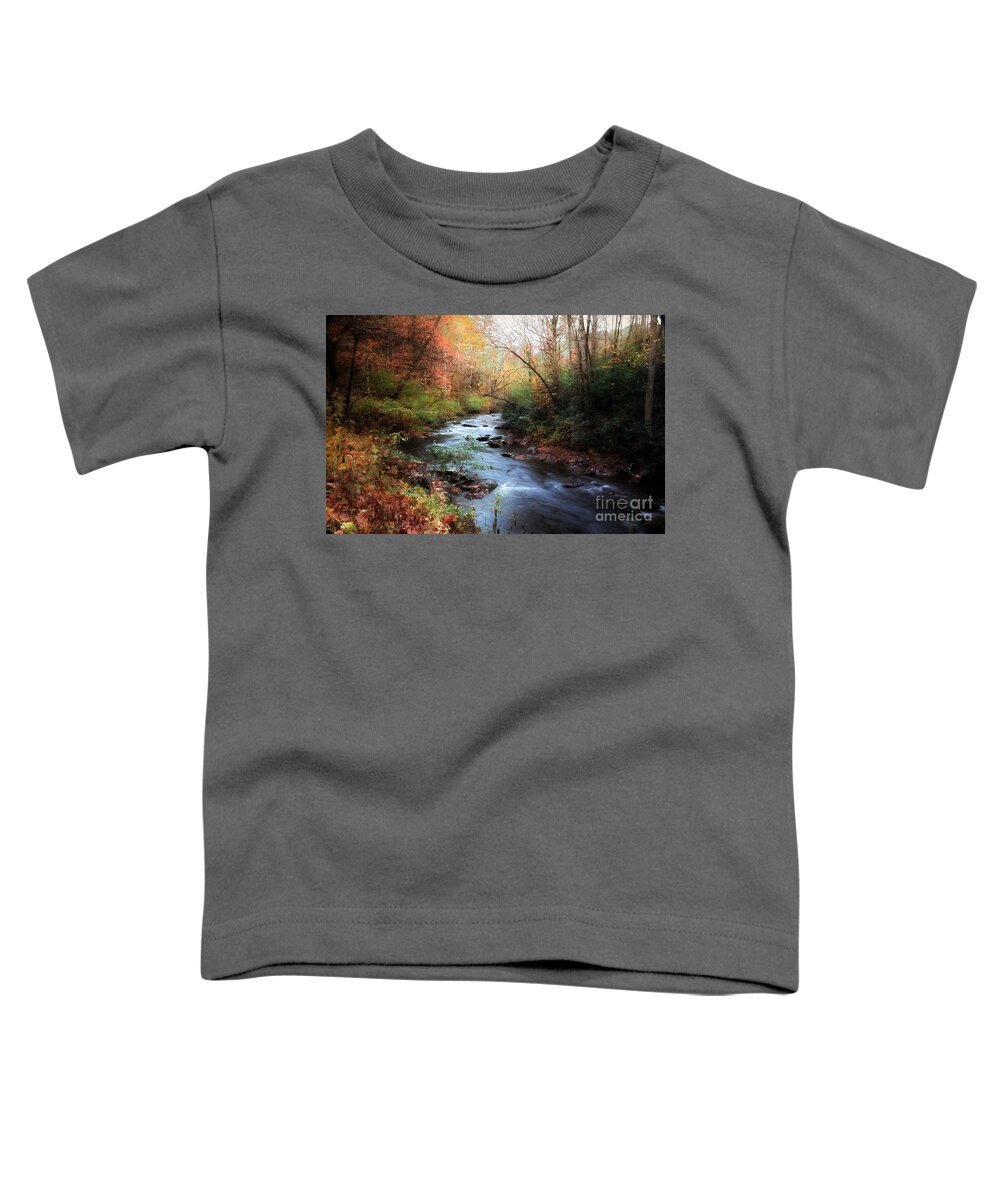 River Toddler T-Shirt featuring the photograph Tellico Lullabye by Rick Lipscomb