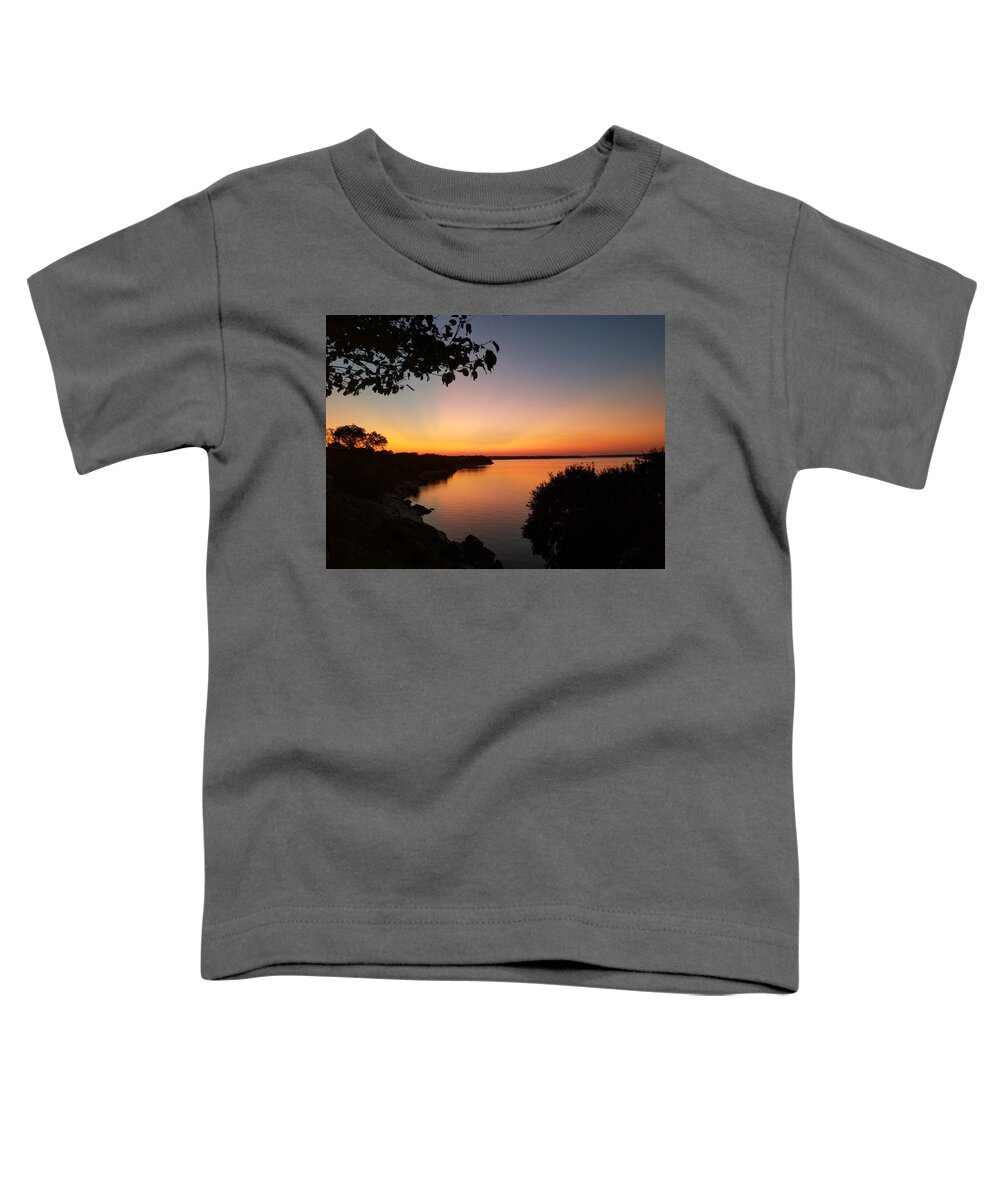 Sunset Toddler T-Shirt featuring the photograph Texas Sunset by Katy Bishop