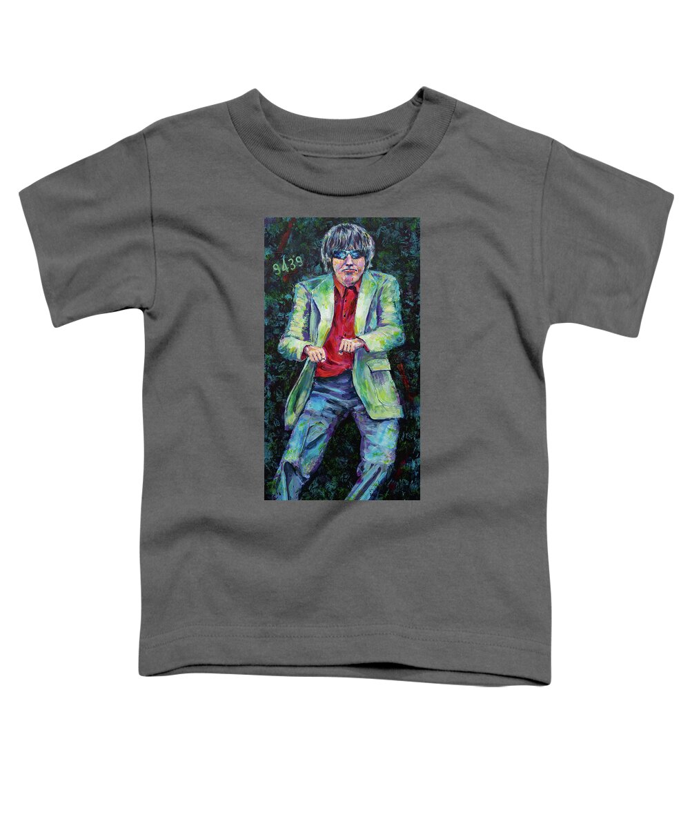 Acrylic Toddler T-Shirt featuring the painting The 9439th Dance by Robert FERD Frank