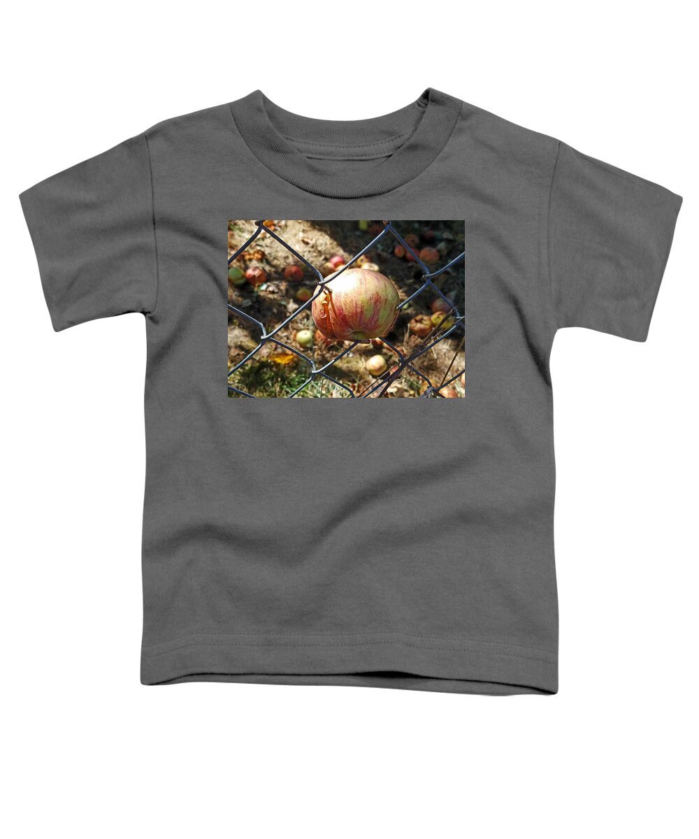 Apple Toddler T-Shirt featuring the photograph The Apple Doesn't Fall Far by Suzy Piatt