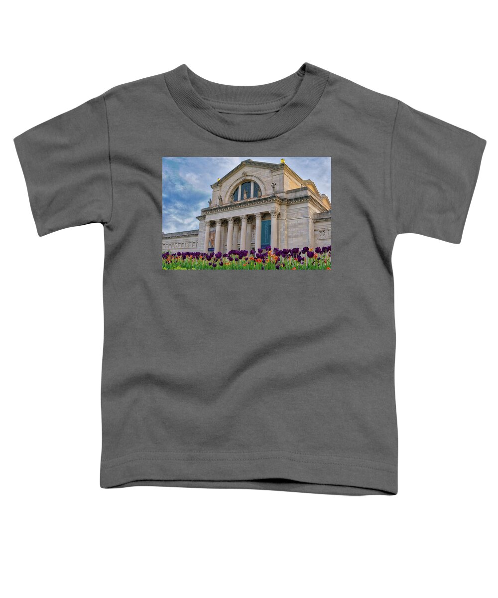 St. Louis Art Museum Toddler T-Shirt featuring the photograph The Art Museum by Randall Allen