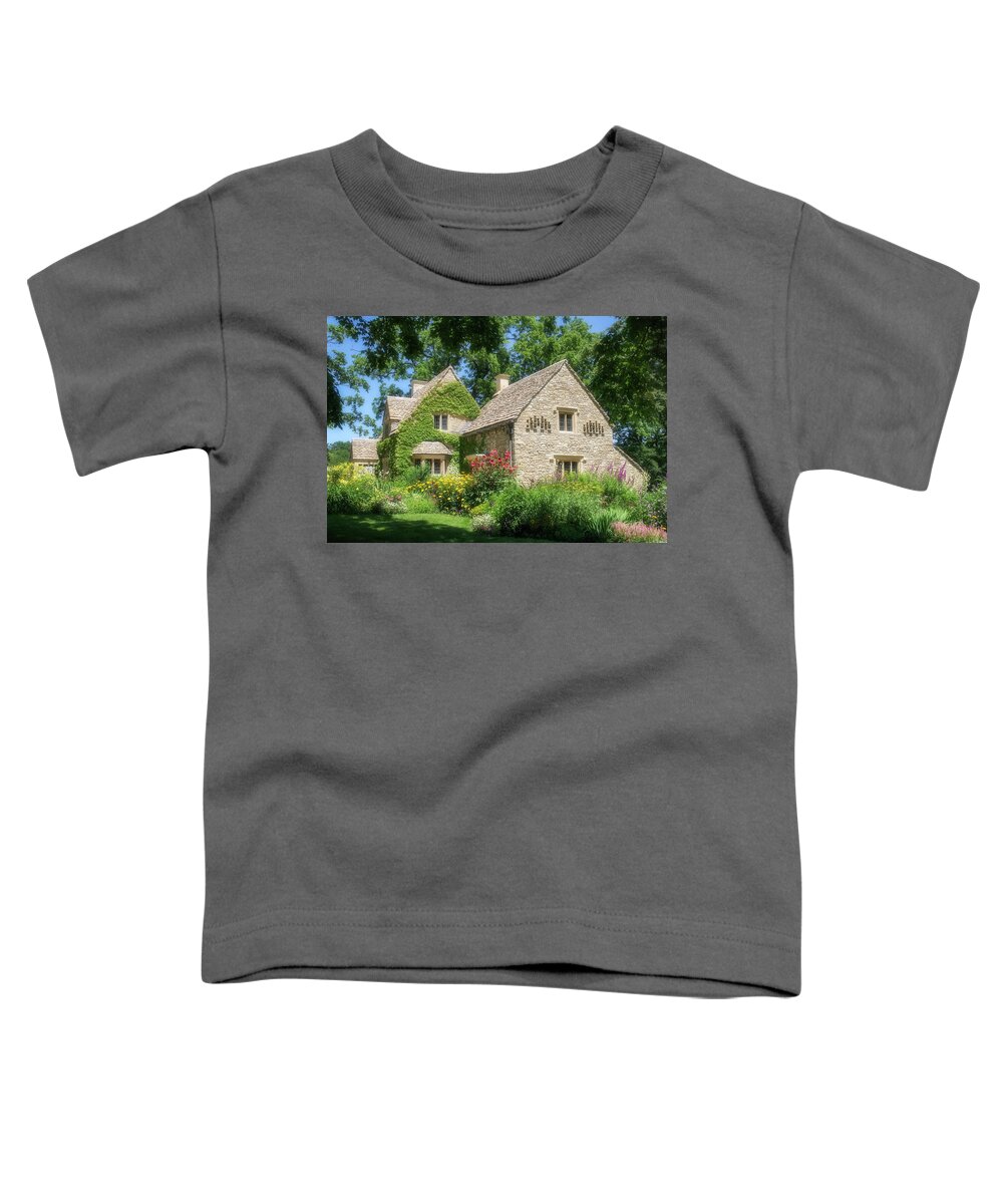 Greenfield Village Toddler T-Shirt featuring the photograph The Cotswold Cottage by Robert Carter