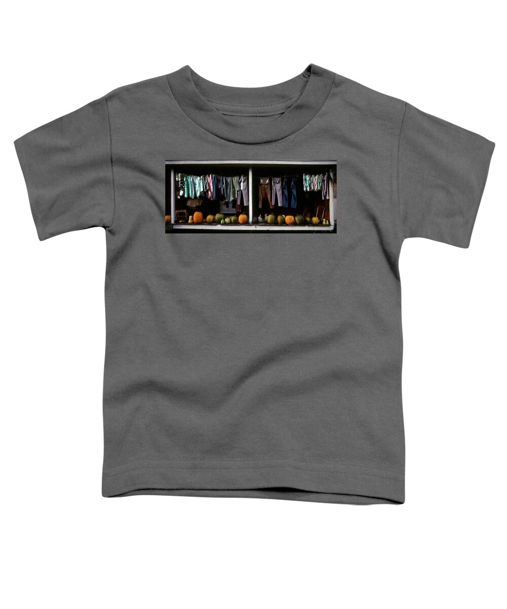 Porch Toddler T-Shirt featuring the photograph The Country Porch by Wayne King