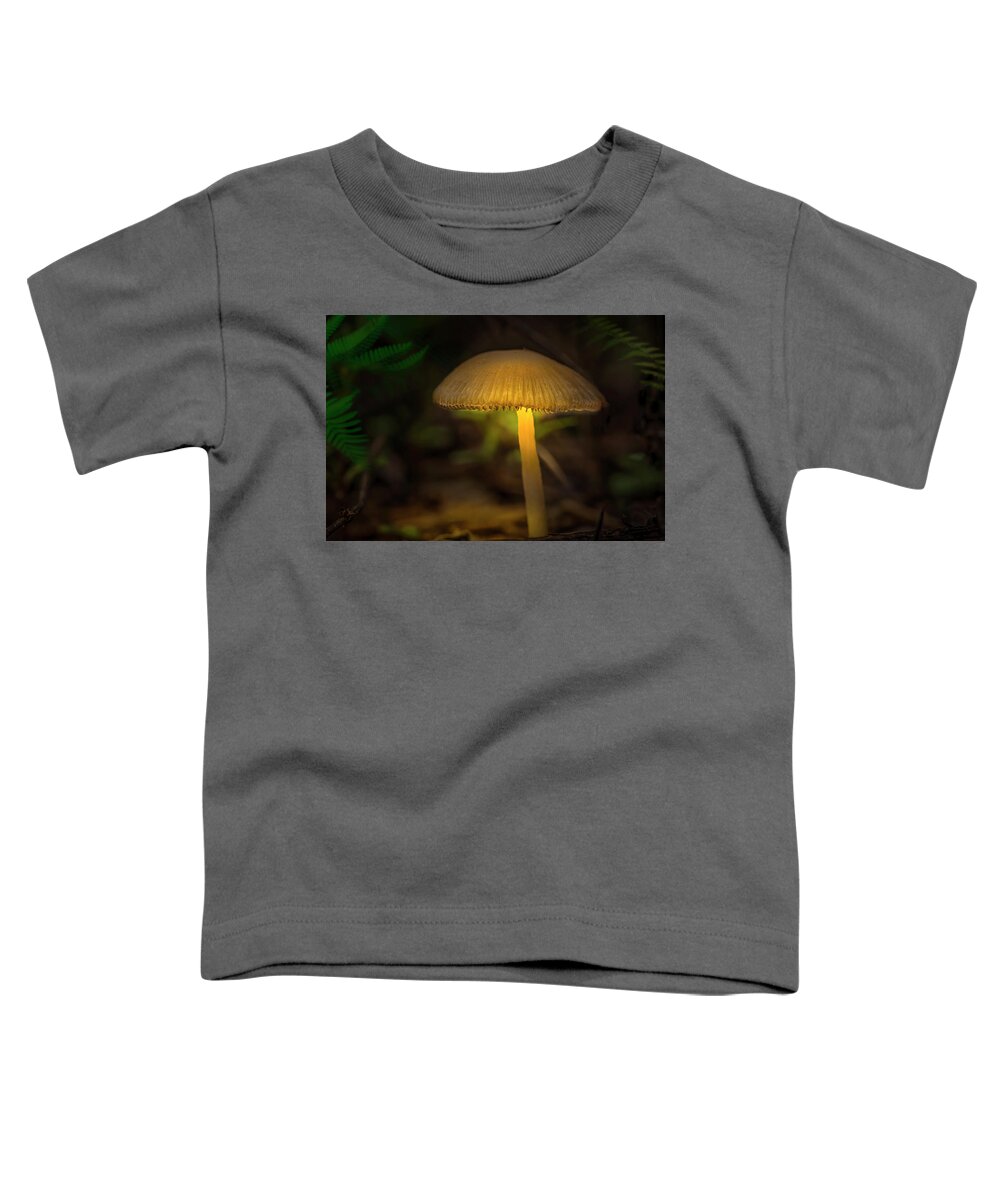 Mushroom Toddler T-Shirt featuring the photograph The Enchanted Mushroom by Mark Andrew Thomas