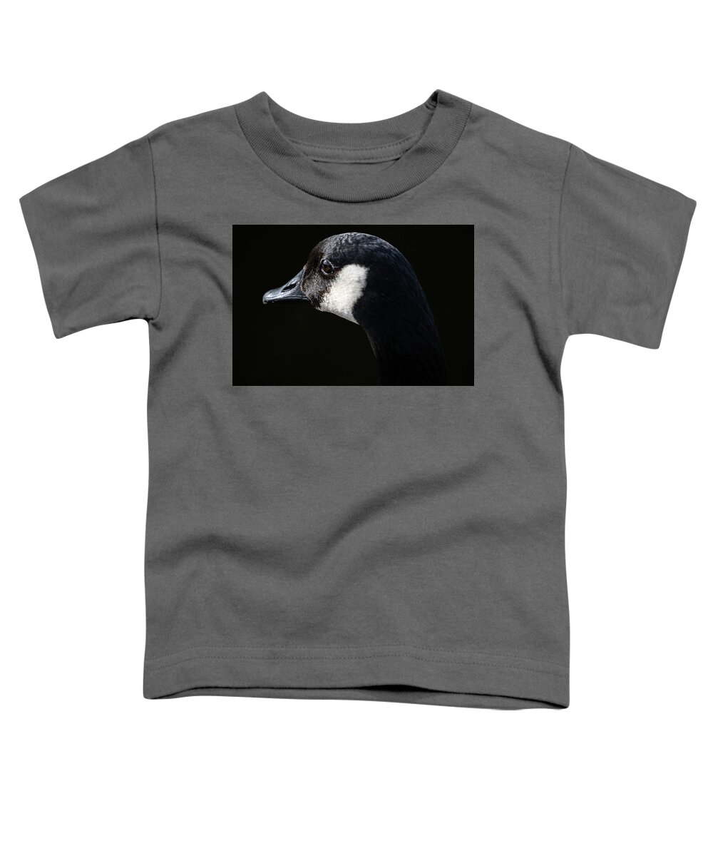 Goose Toddler T-Shirt featuring the photograph The Goose by Jerry Cahill