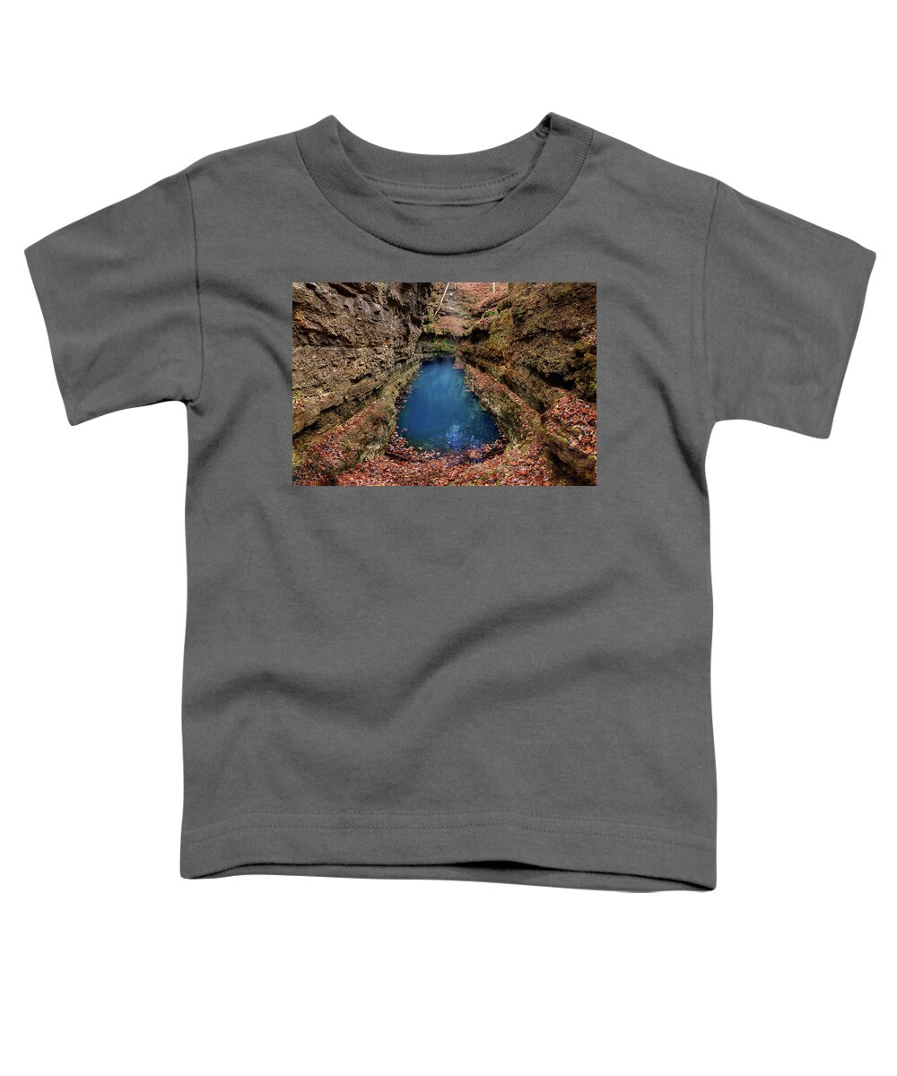 Sinkhole Toddler T-Shirt featuring the photograph The gulf by Robert Charity