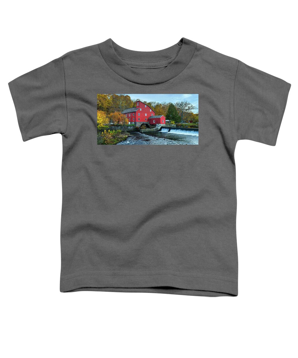 American Toddler T-Shirt featuring the photograph The Mill in Clinton by Nick Zelinsky Jr