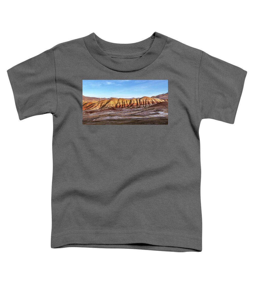 Beautiful Toddler T-Shirt featuring the photograph The Painted Hills Panorama by Jason McPheeters