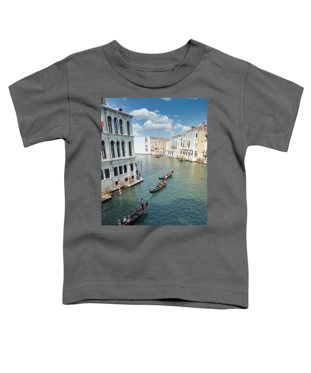 Venice Toddler T-Shirt featuring the photograph The Parade by Segura Shaw Photography