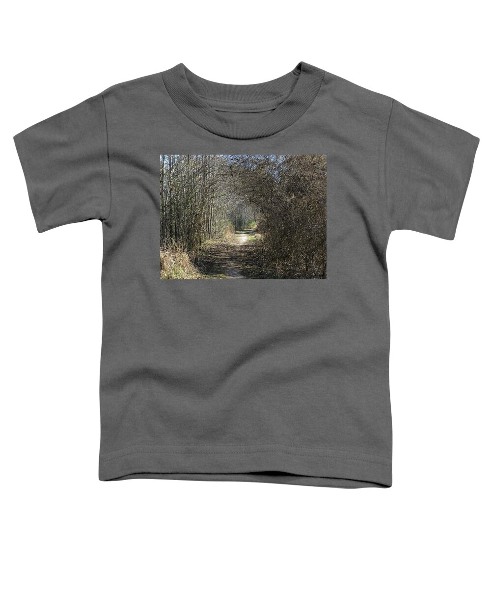 Path Toddler T-Shirt featuring the photograph The Path Forward by Ed Williams
