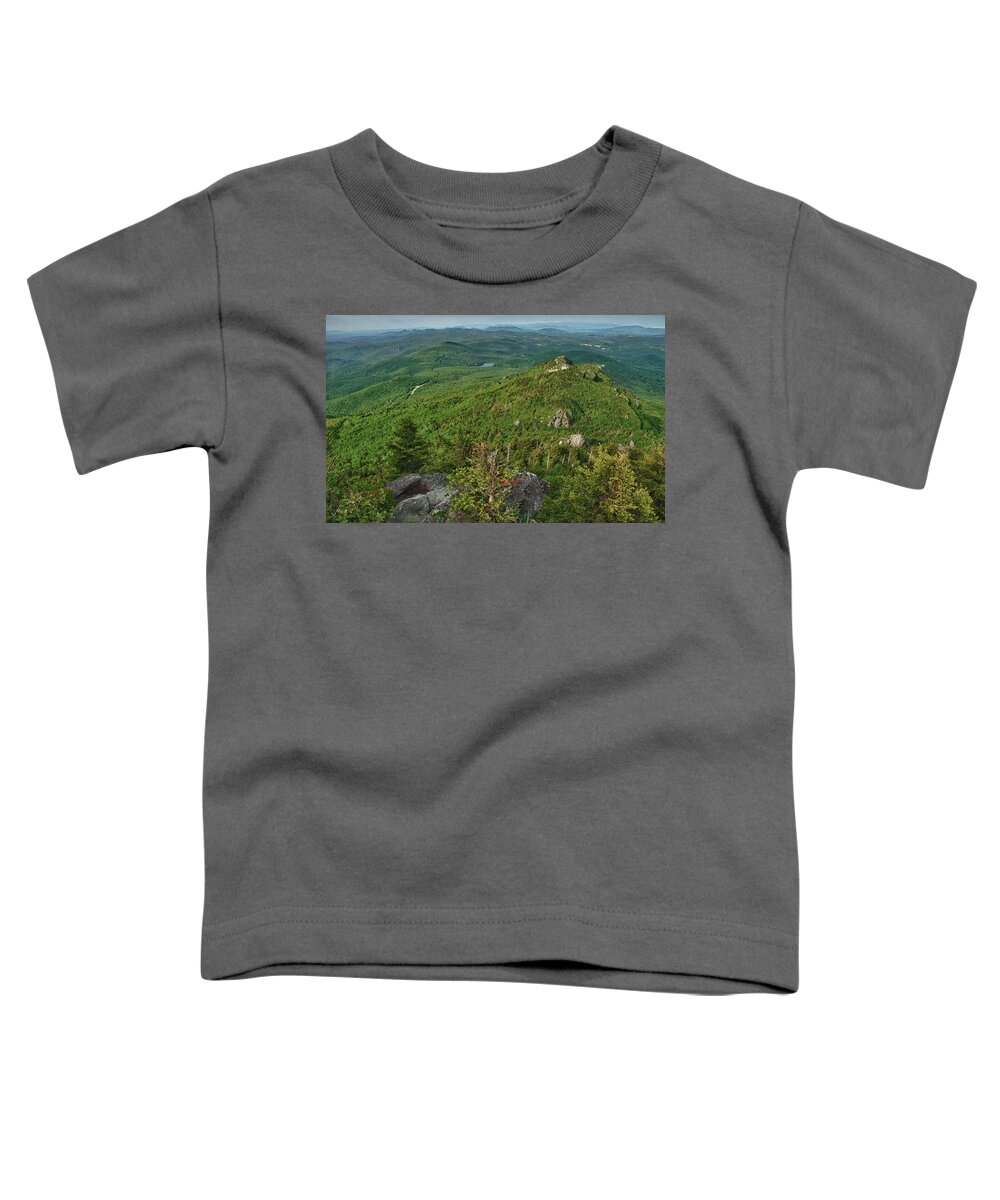 Blue Ridge Mountains Toddler T-Shirt featuring the photograph The Peak by Melissa Southern