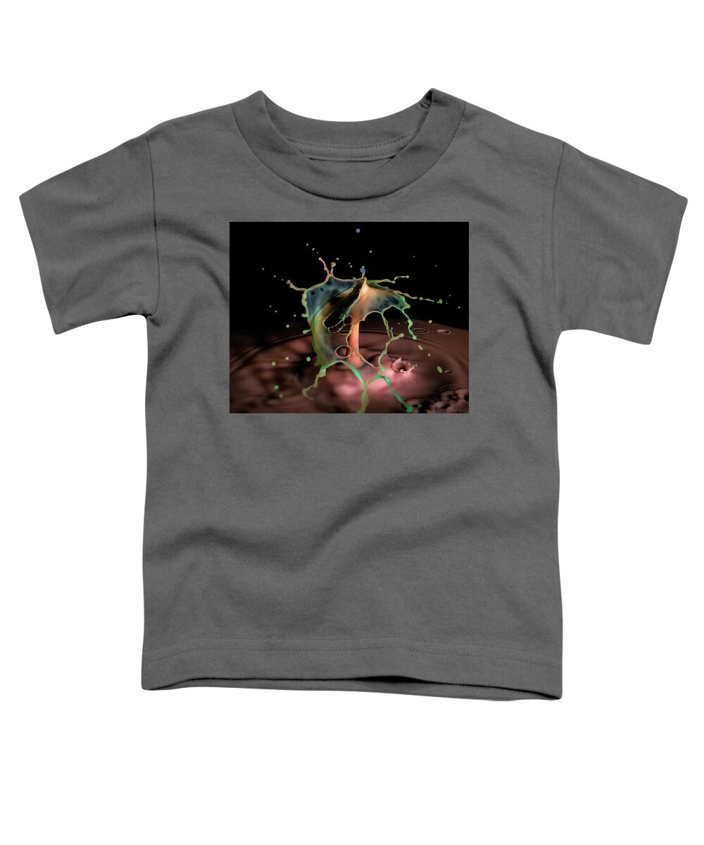 Water Drop Toddler T-Shirt featuring the photograph The Pirouette by Michael McKenney