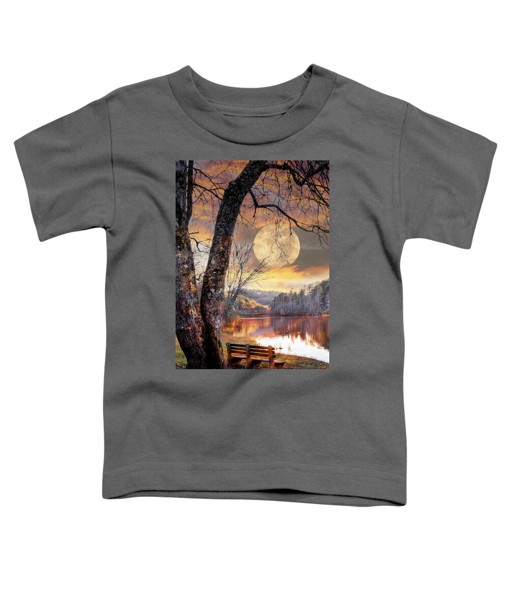 Carolina Toddler T-Shirt featuring the photograph The Quiet of Sunset II by Debra and Dave Vanderlaan