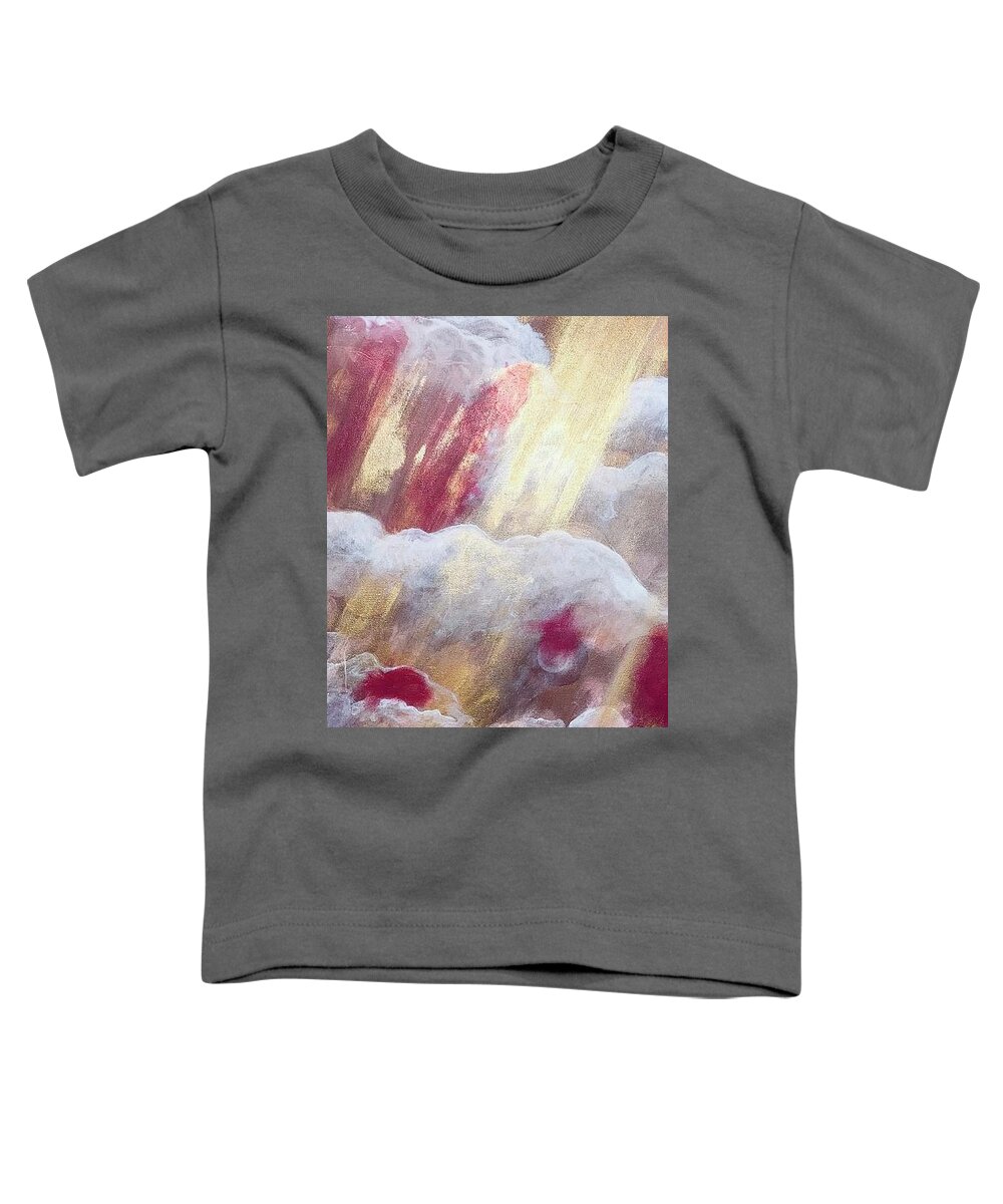 Abstract Toddler T-Shirt featuring the painting The Son by Kassandra Mayhew