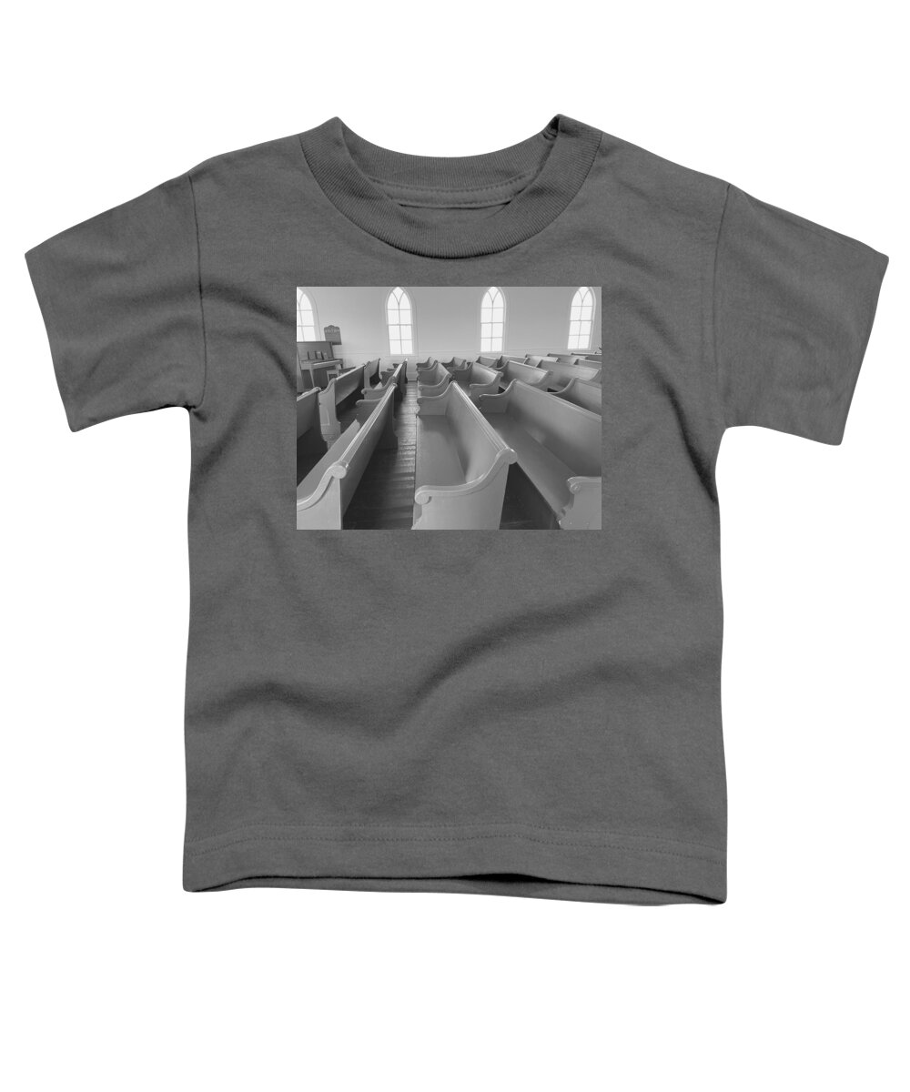 Rockford Toddler T-Shirt featuring the photograph The Spirit Awaits BW2 by Lee Darnell