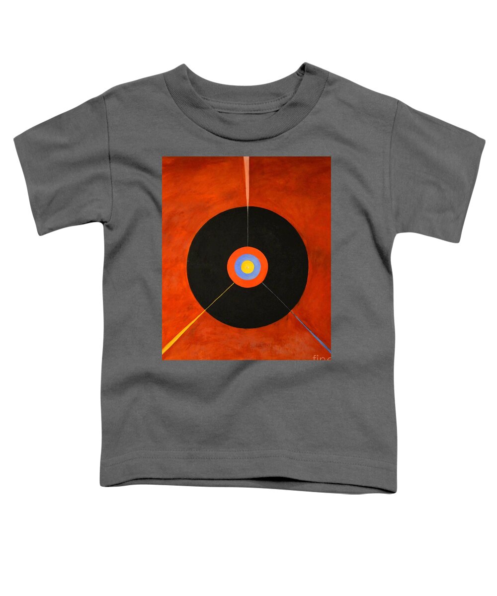 The Swan Toddler T-Shirt featuring the painting The Swan, No. 18, Group IX-SUW by Hilma af Klint