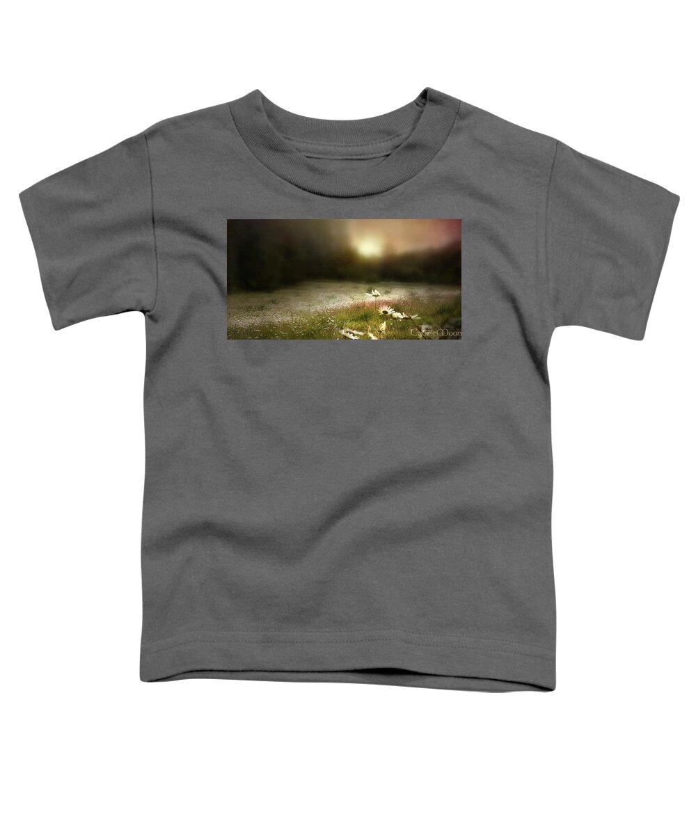 Toddler T-Shirt featuring the photograph There is a field by Cybele Moon