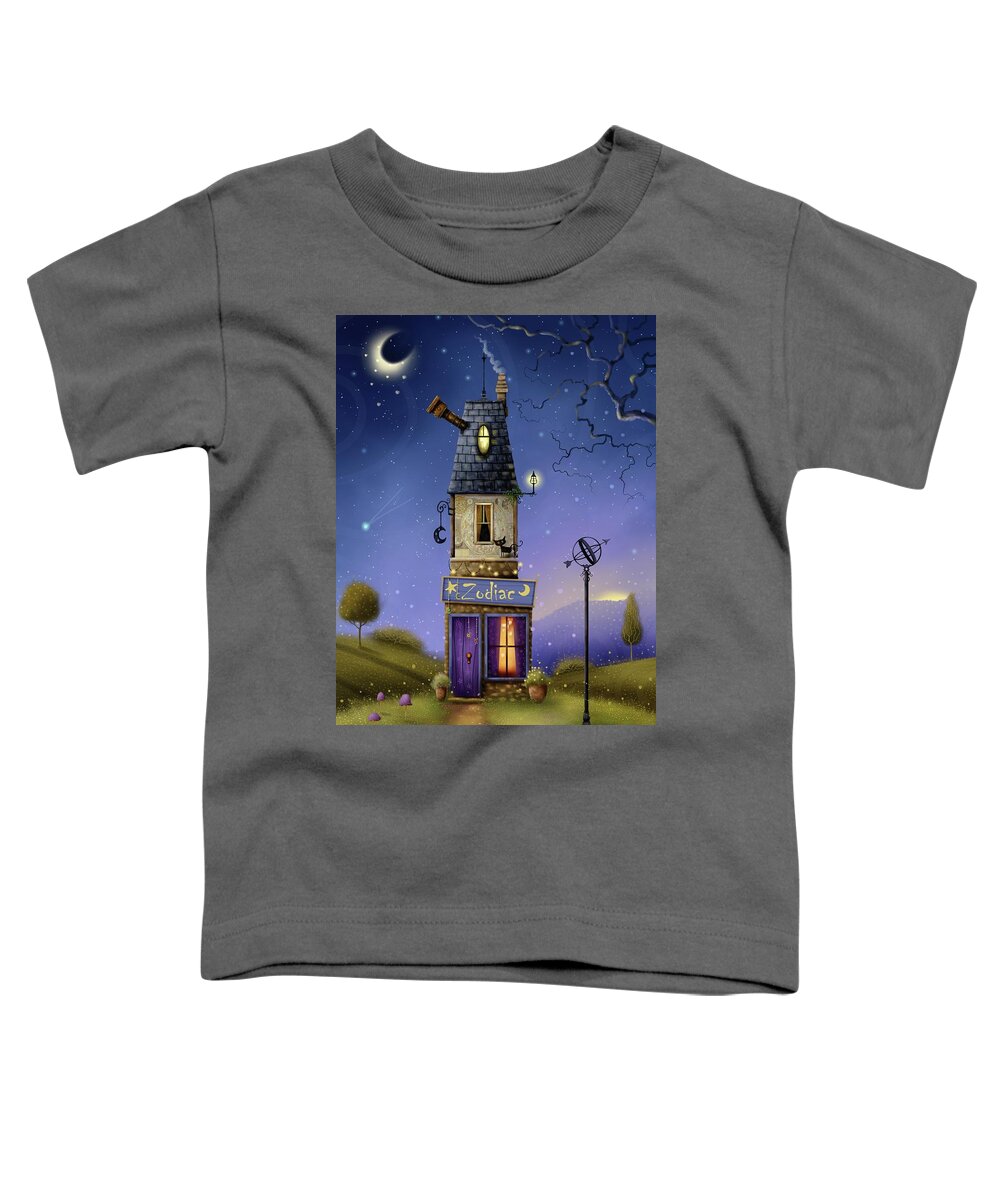  Toddler T-Shirt featuring the painting There's something in the stars by Joe Gilronan
