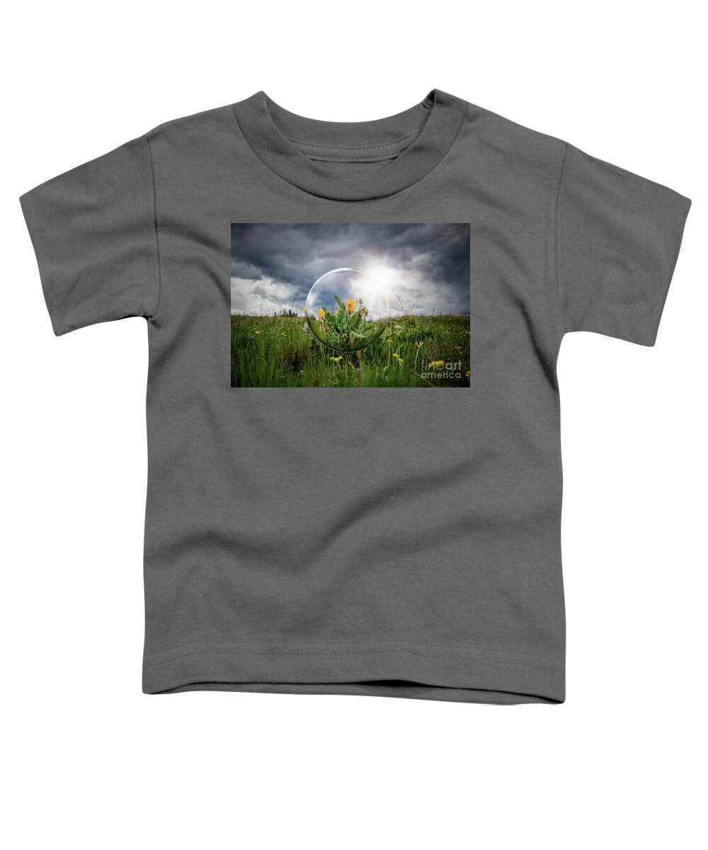 Crystal Toddler T-Shirt featuring the photograph Through the Crystal Ball by Thomas Nay