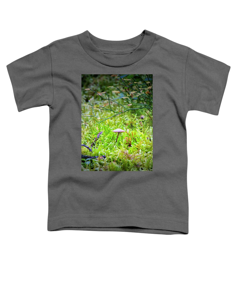 Mushroom Toddler T-Shirt featuring the photograph Tiny Mushroom by Thomas Nay