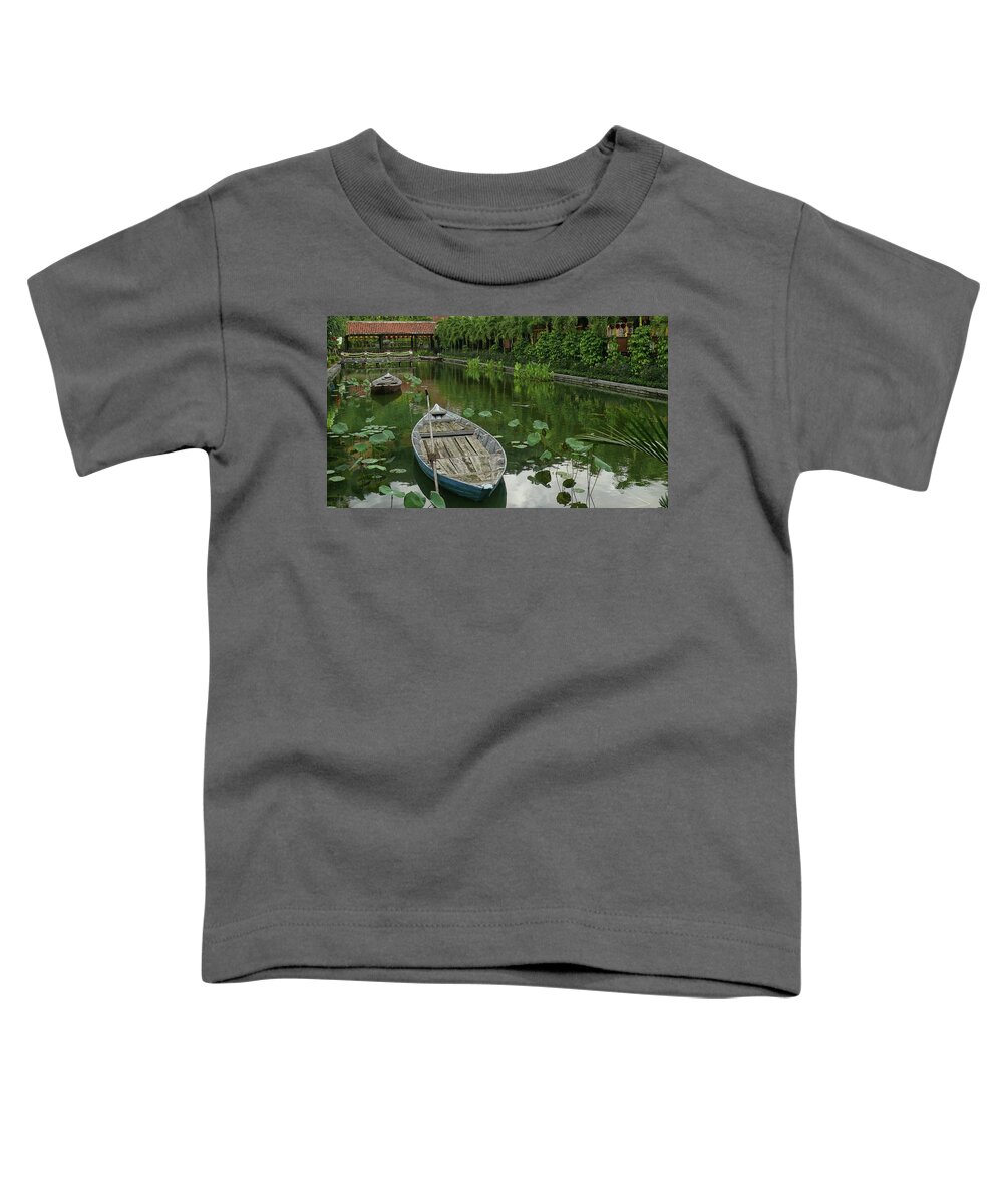 Boat Toddler T-Shirt featuring the photograph Traditional boats by Robert Bociaga