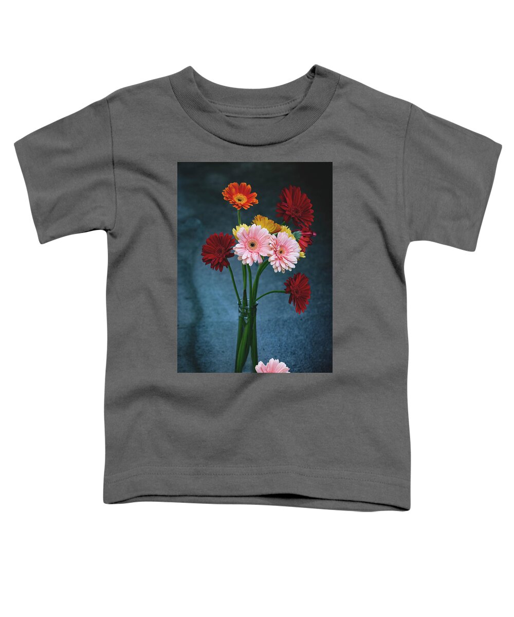 Gerberas Toddler T-Shirt featuring the photograph Tranquility by Vanessa Thomas