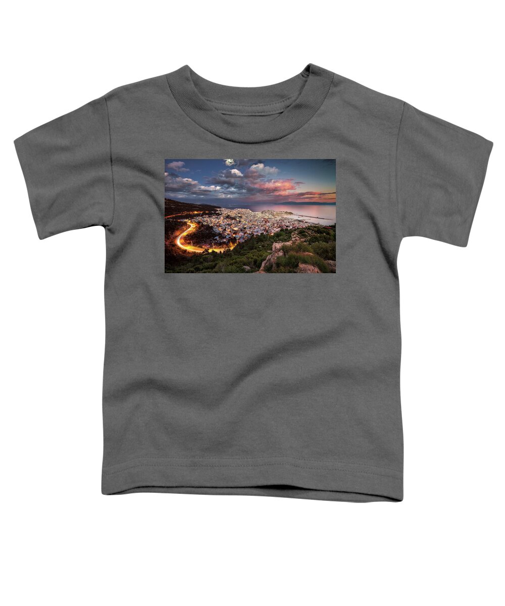 Kavala Toddler T-Shirt featuring the photograph Transition by Elias Pentikis
