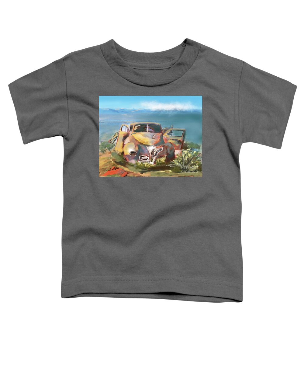 Desert Toddler T-Shirt featuring the digital art Treasures of the Desert by Doug Gist