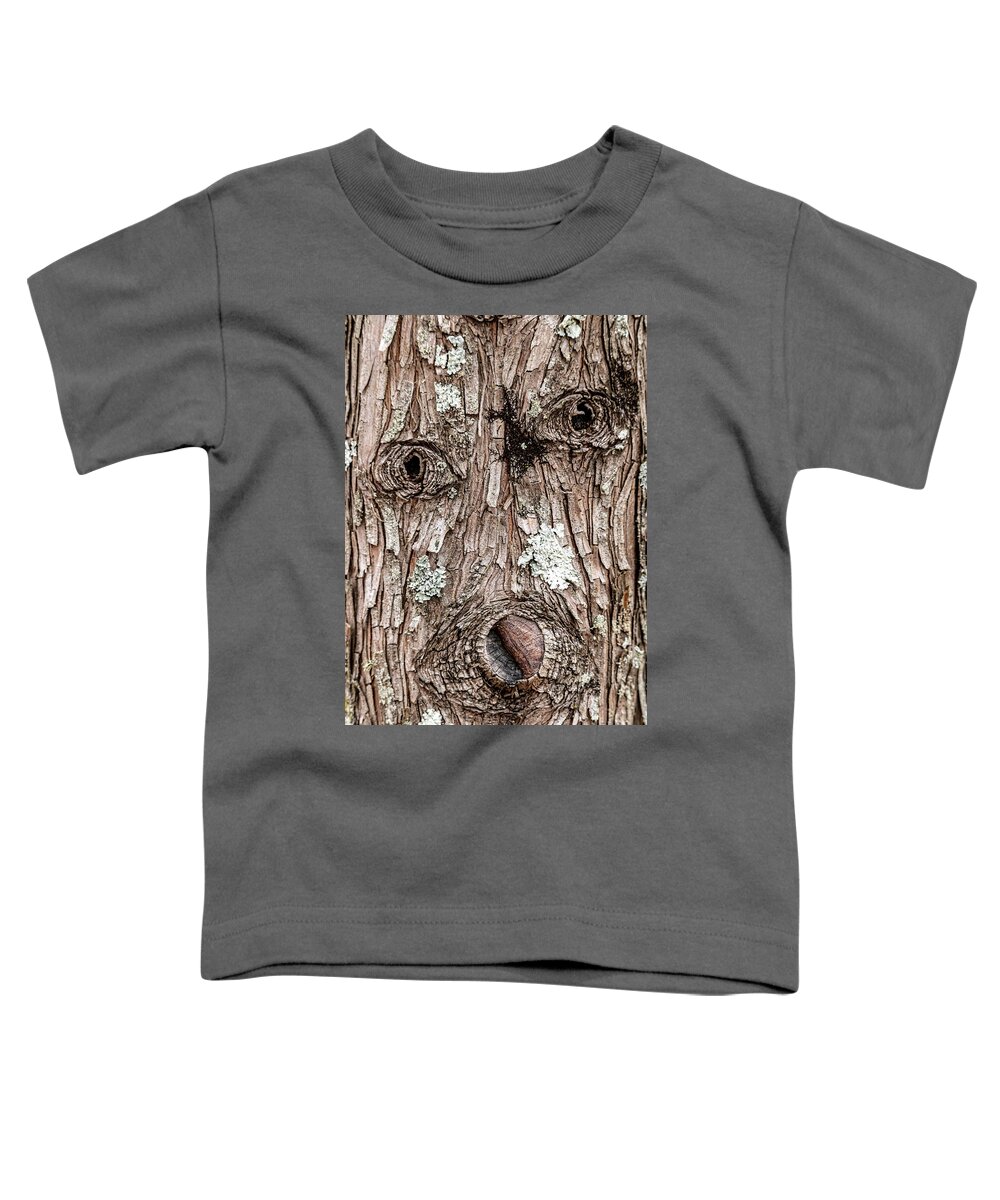 Tree Toddler T-Shirt featuring the photograph Tree Face by Rick Nelson