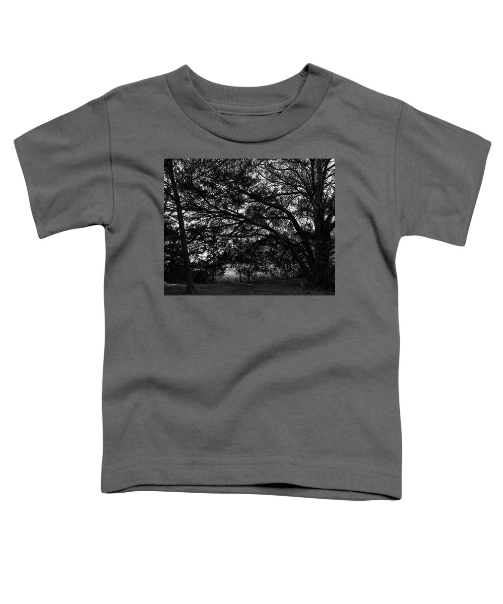 Georgia Toddler T-Shirt featuring the photograph Trees, Hammock, Marshes of Glynn by John Simmons