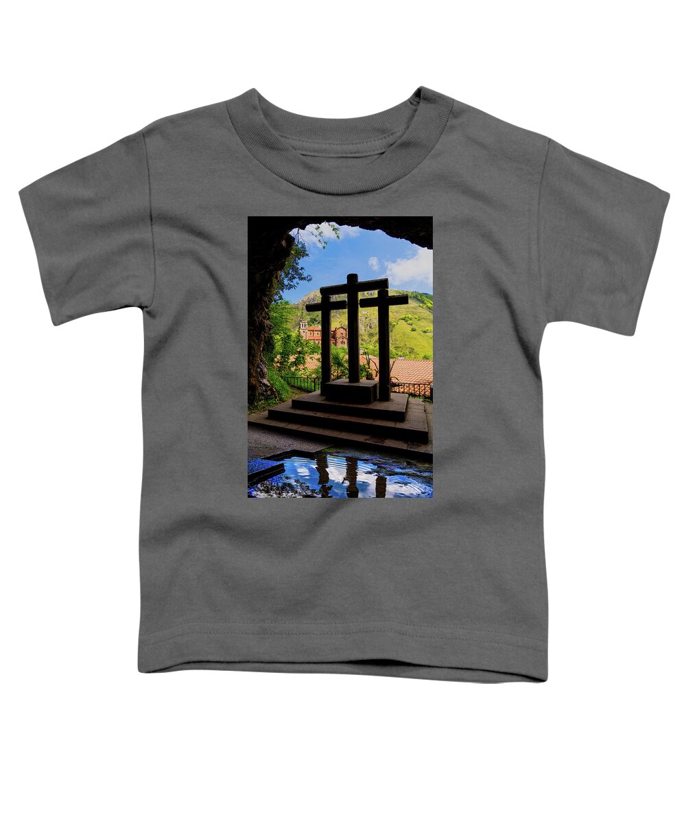 Crosses Toddler T-Shirt featuring the photograph Trinity Cave by Chris Lord