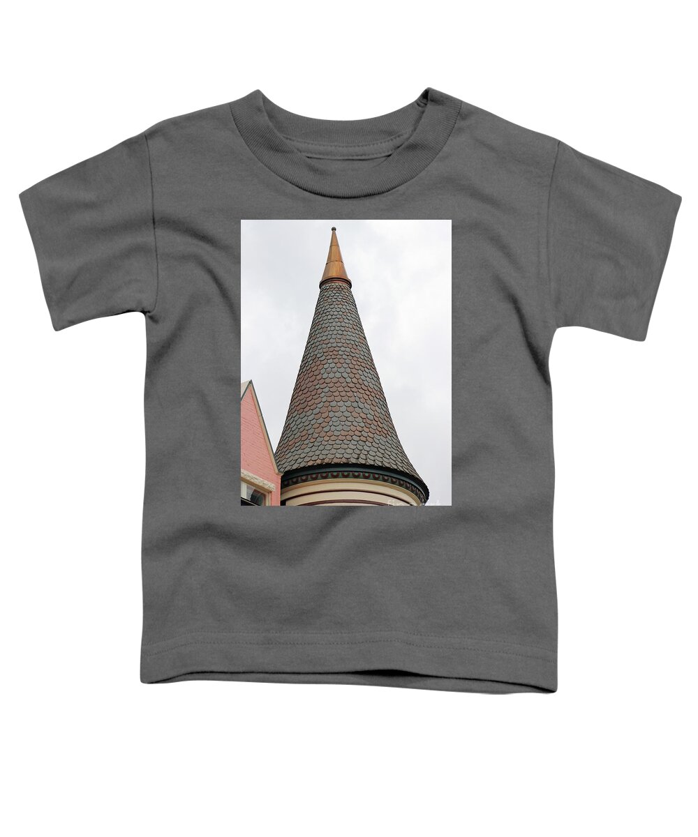 Old Louisville Toddler T-Shirt featuring the photograph Turret on Belgravia Court in Old Louisville Kentucky 9686 by Jack Schultz