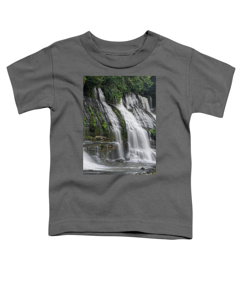 Twin Falls Toddler T-Shirt featuring the photograph Twin Falls 24 by Phil Perkins