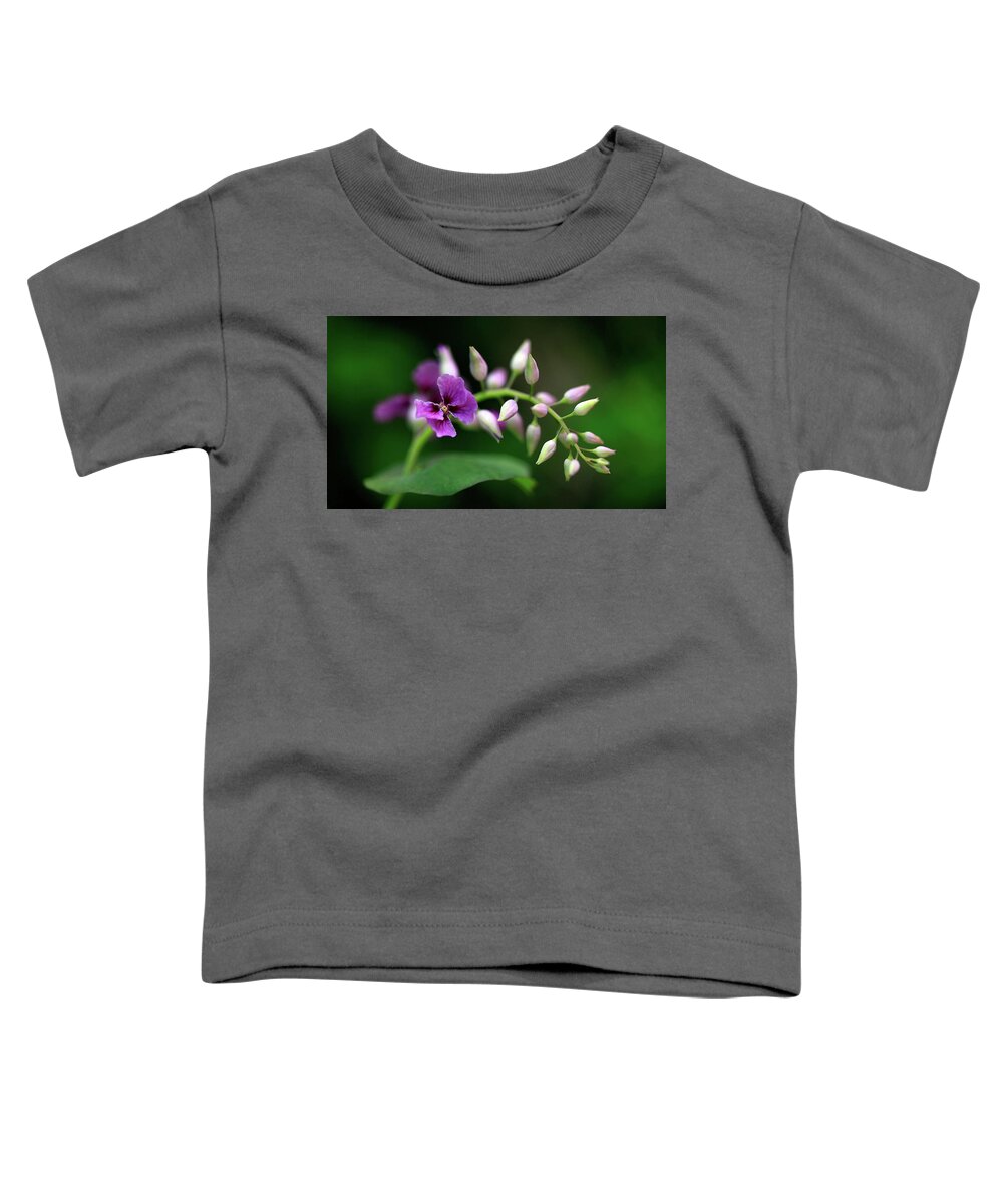  Toddler T-Shirt featuring the photograph Twist Flower by William Rainey