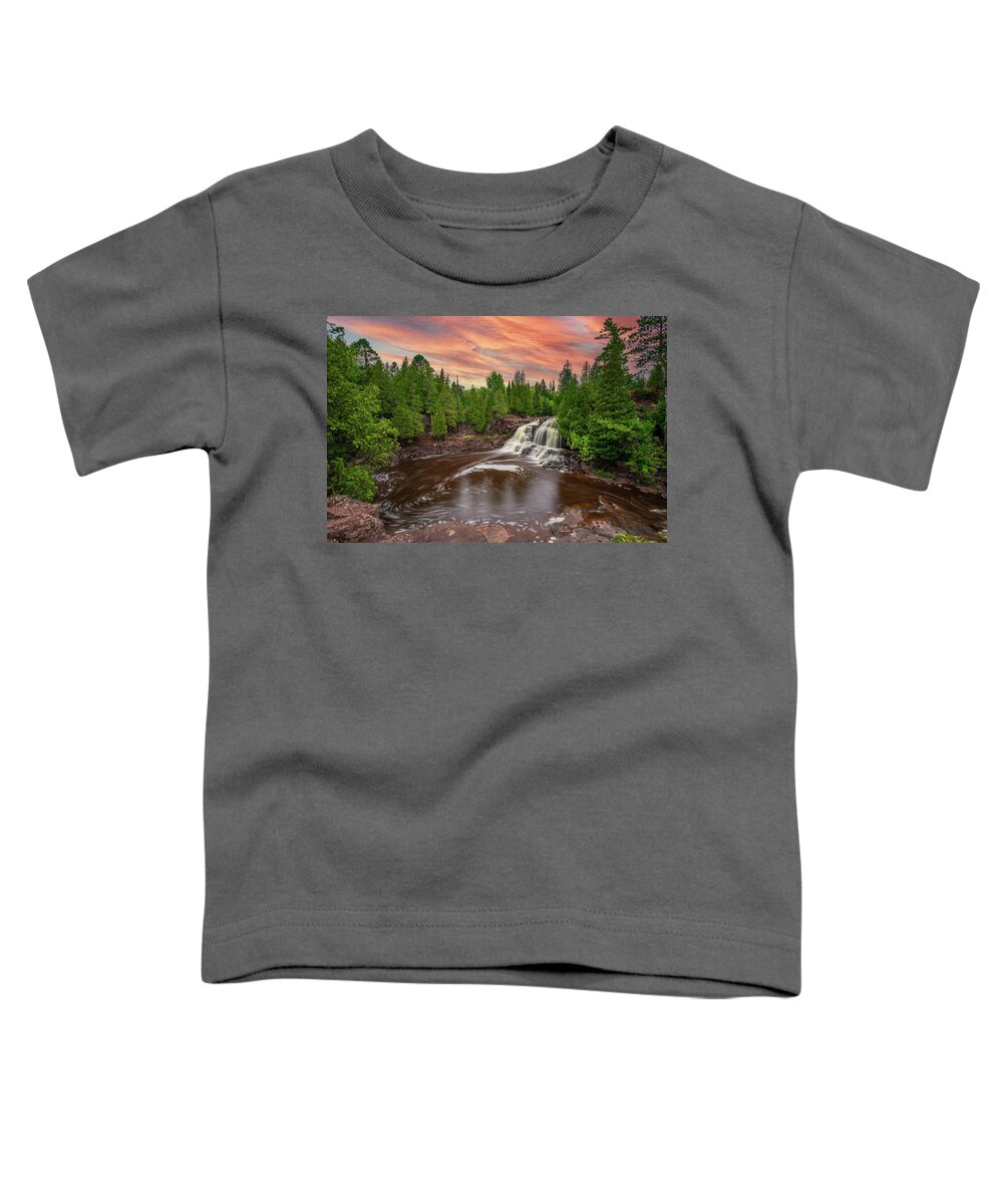 Gooseberry Falls Toddler T-Shirt featuring the photograph Upper Gooseberry Falls by Sebastian Musial